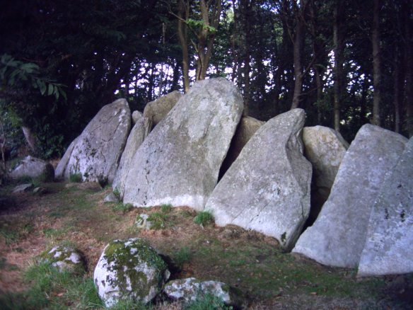 Lesconil. An example of the type of megalith known as an "Arc Bouteille".